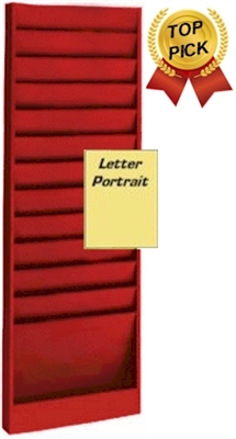 Letter Size Rack Model 174, 12 Pocket