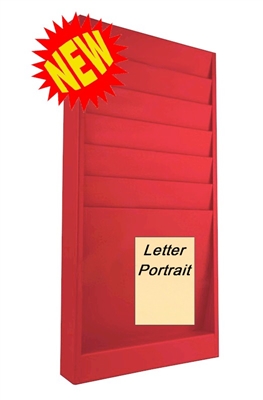 Letter Size Rack Model 174-4SL, 6 Pocket