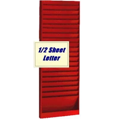 1/2 Letter Size Rack, 181, 20 Pocket