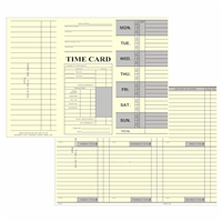 FORM 225 Time Cards