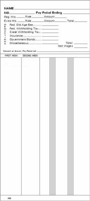 FORM 450-2 Time Cards