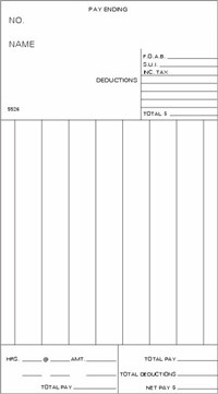 FORM 5526 Time Cards