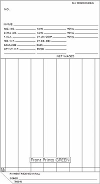 FORM 700093 Time Cards