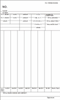 FORM 8214005-2 Time Cards