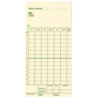 FORM 85230 Time Cards