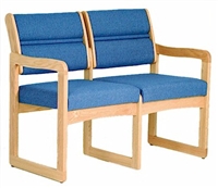 Double Sled-Base Sofa (Designer)