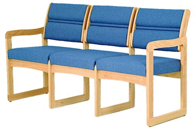 Triple Sled-Base Sofa (Designer)