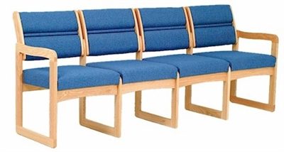 Quadruple Sled-Base Sofa (Designer)