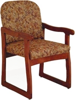 Single Sled-Base Chair w/ Arms (Designer)