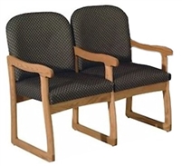 Double Sled-Base Chair w/ Arms (Designer)