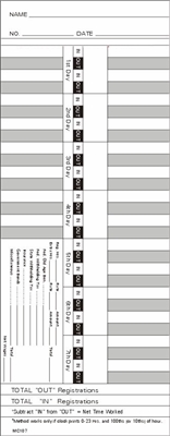 FORM MC107-2 Time Cards