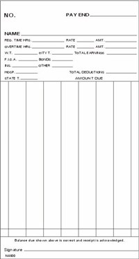 FORM N4600-2 Time Cards