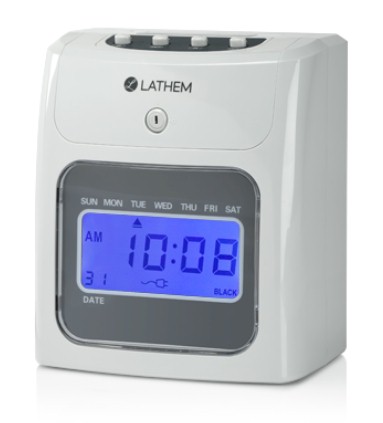 3 Pack Lathem 900e Time Clock Ribbon Vis6011 Compatible Black Ink for sale online 