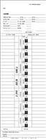 1000 Side-feed Weekly Mo - Su Time Cards FORM 100182