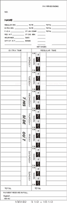 Form 100182Time Cards