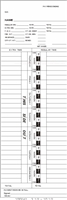 1000 Side Feed Weekly Th - We Time Cards FORM 100242