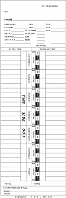Form 100282Time Cards