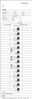 1000 Side-Feed Two Week 1-7 Time Cards FORM 100312-2