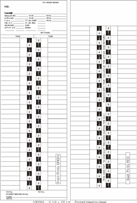 Form 100392Time Cards