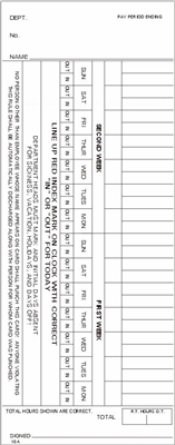 Form 10ATime Cards