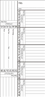1000 2-Week 1-7 Side-Feed Time Cards FORM 12030-2