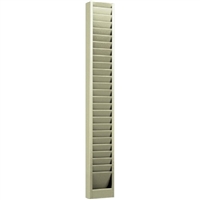 Vertical Swipe Card Badge Rack Patriot Model 170H,  25 slots