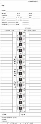 FORM 27203832 Time Cards