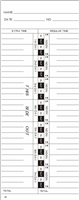 1000 Side-Feed Two-Week 1-7 Time Cards FORM 30-2