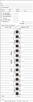 1000 Side-Feed Weekly Mo-Su Time Cards FORM 3220