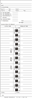 1000 Side-Feed Weekly Tu - Mo Time Cards FORM 3230