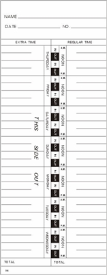 FORM 36-2 Time Cards