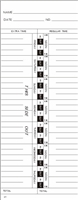 1000  Side-Feed Weekly Fr-Th Time Cards FORM 37