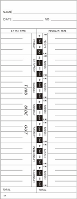 FORM 37-2 Time Cards