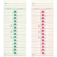 1000  Side-Feed 2-Week Su-Sa Time Card FORM 39-2