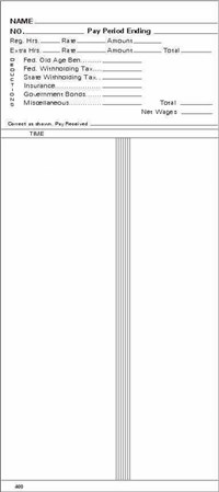 FORM 400-2 Time Cards