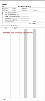 1000 Time Cards Consecutive 4.00 x 9.00 FORM 440-2