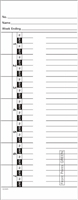 1000 Weekly 1-7 Side-Feed Time Cards FORM 5068R