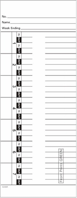 FORM 5068R Time Cards