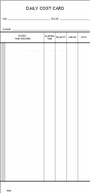 FORM 5544 Time Cards