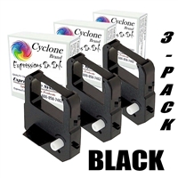 black Combo Time Clock Ribbon Cartridge 2 Pack 125 Simplex 50 100 