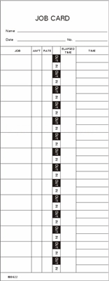 FORM 800622-2 Time Cards