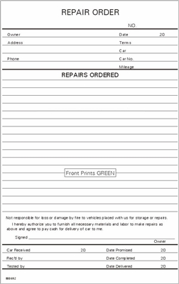 FORM 800692 Time Cards