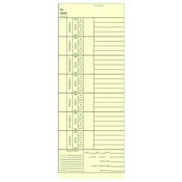 1000 Weekly M-S Side-Feed Time Cards FORM AMA5200