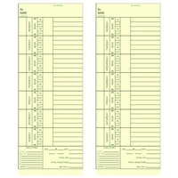 1000 Two-Week M-S Side-Feed Time Cards FORM AMA5200-2