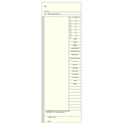 FORM ATR207 Time Cards