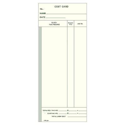 FORM ATR220 Time Cards