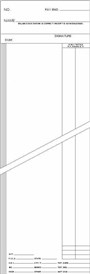 1000 Time Cards Consecutive 3.375 x 12.00 FORM C3249