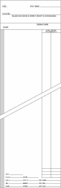 FORM C3249 Time Cards
