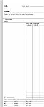 1000 Time Cards Consecutive 3.375 x 8.25 FORM C8500-2
