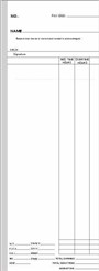 1000 Time Card Consecutive 3.375 x 10.25 FORM C8519